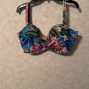 Tropical Print Women's 2 piece swimsuit XL